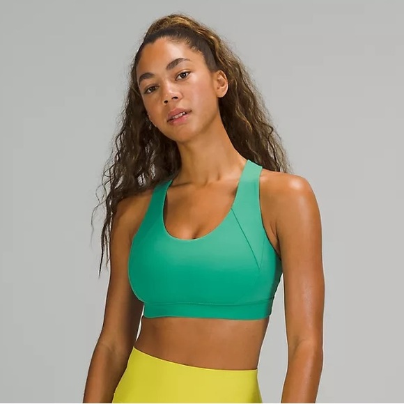lululemon athletica Other - Lululemon Green Athletic Cross back Sports Bra size 6